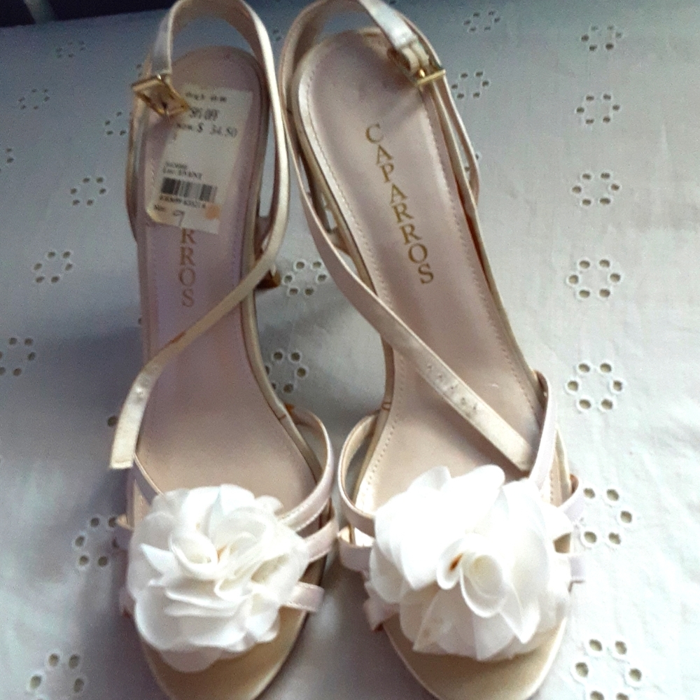 Ivory Dressy Sandals